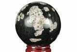 Polished Snowflake Stone Sphere - Pakistan #187517-1
